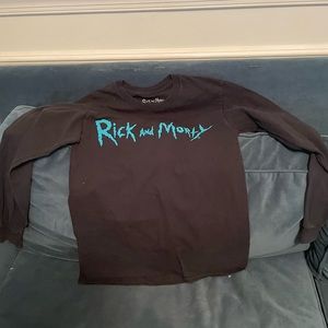Rick and Morty Long Sleeve T-shirt Size Small